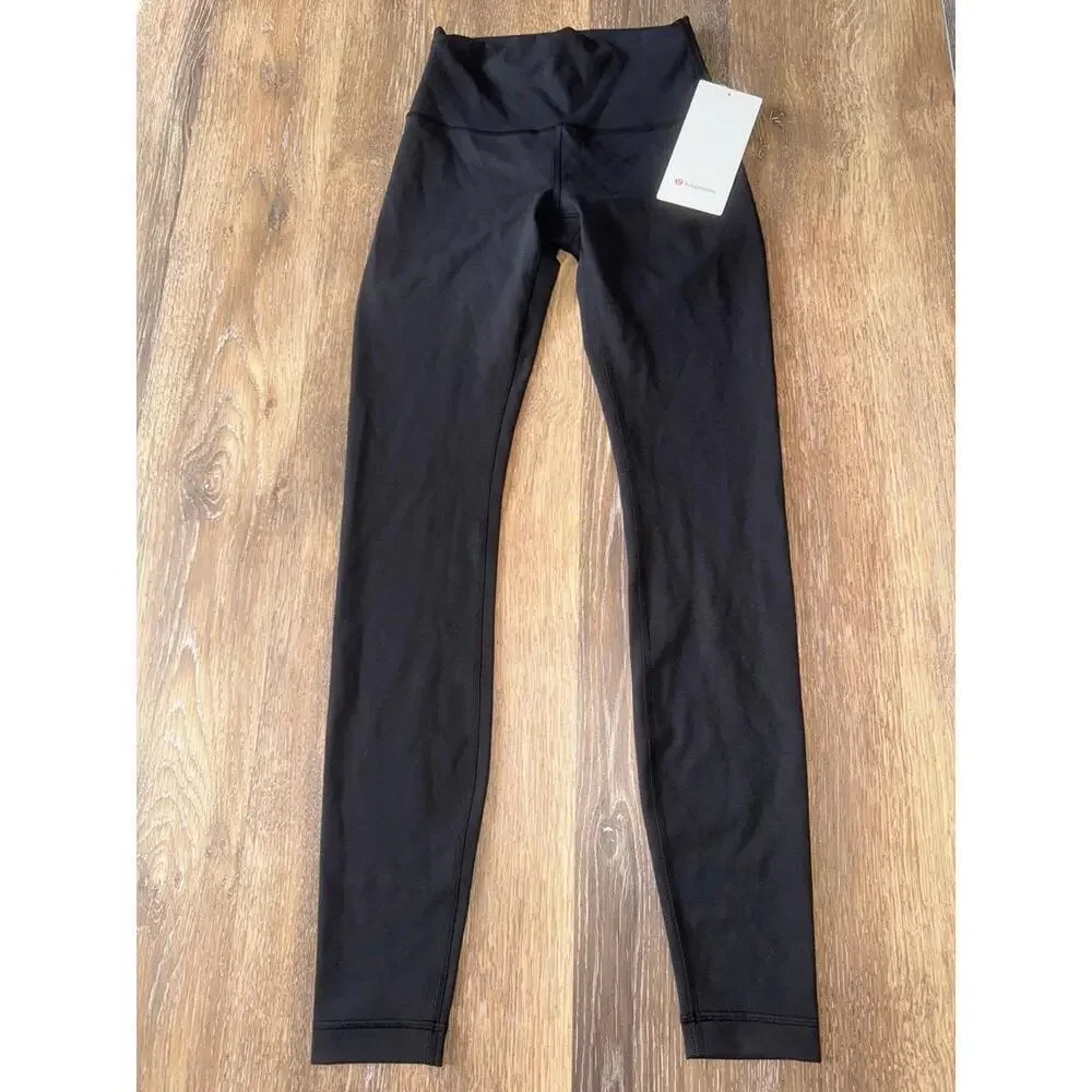 Lululemon Wunder Train High Rise 28” Black Size 4 NWT